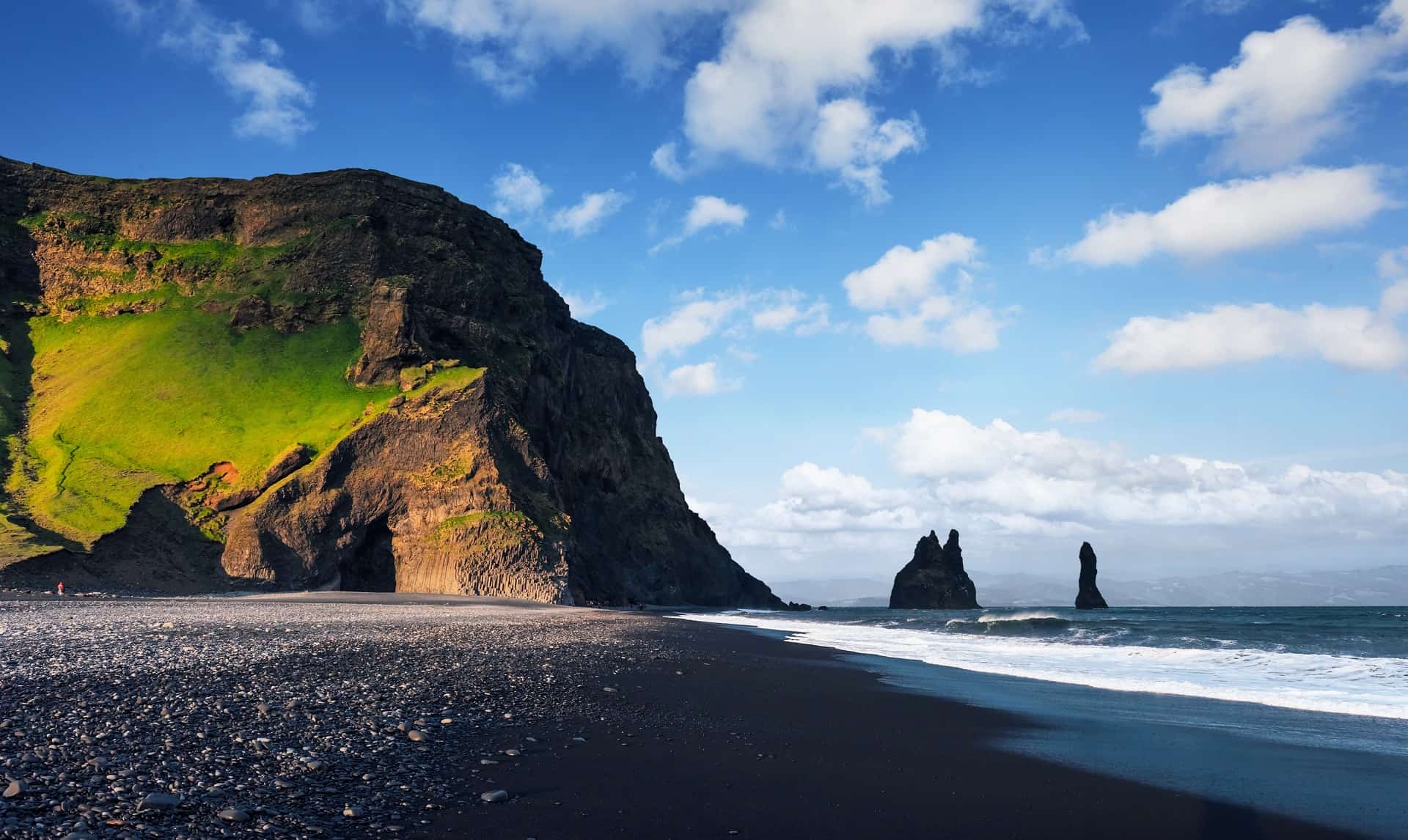 plages de sable noir islande plages de sable noir islande