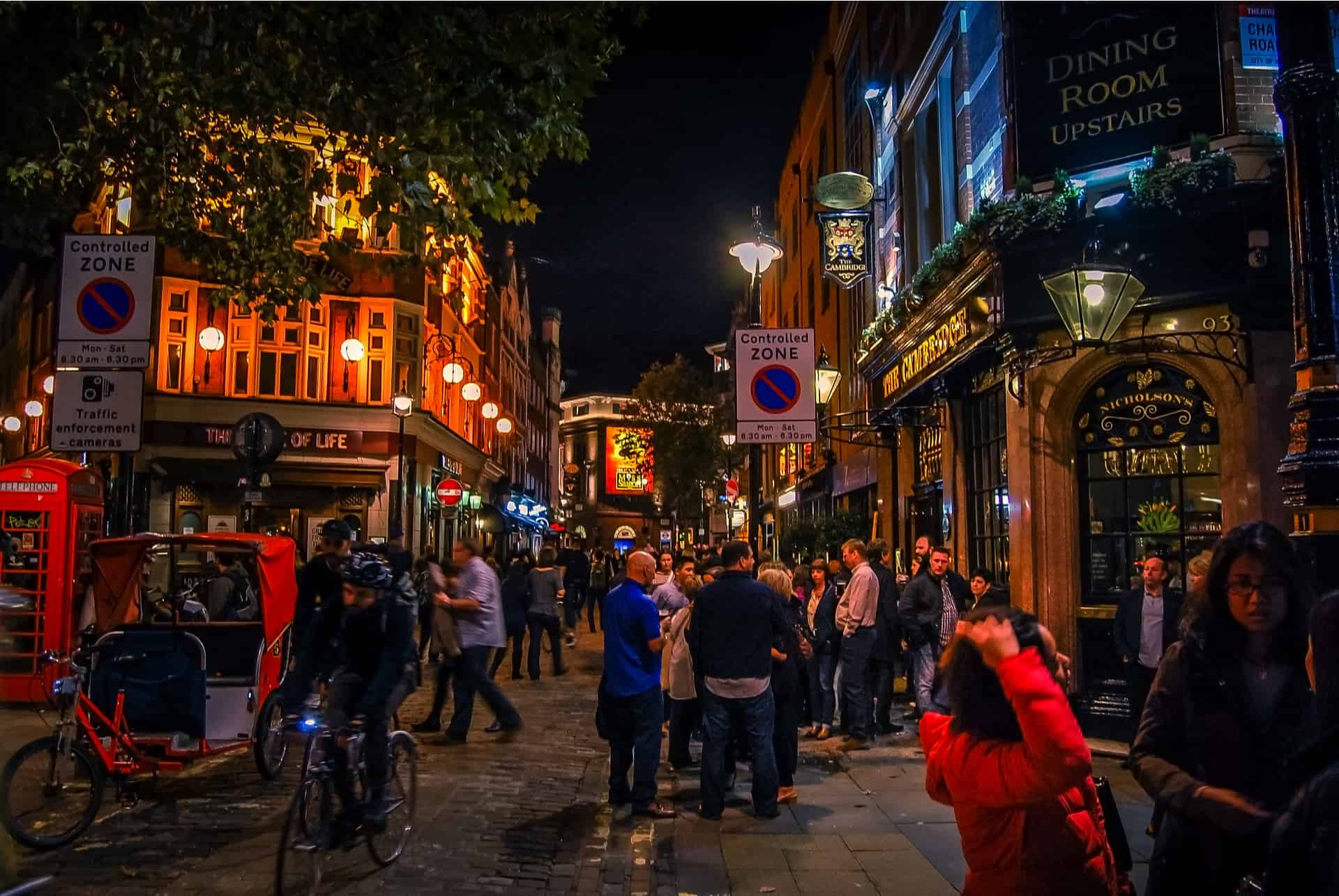 soho at night london soho visiter londres 3 jours