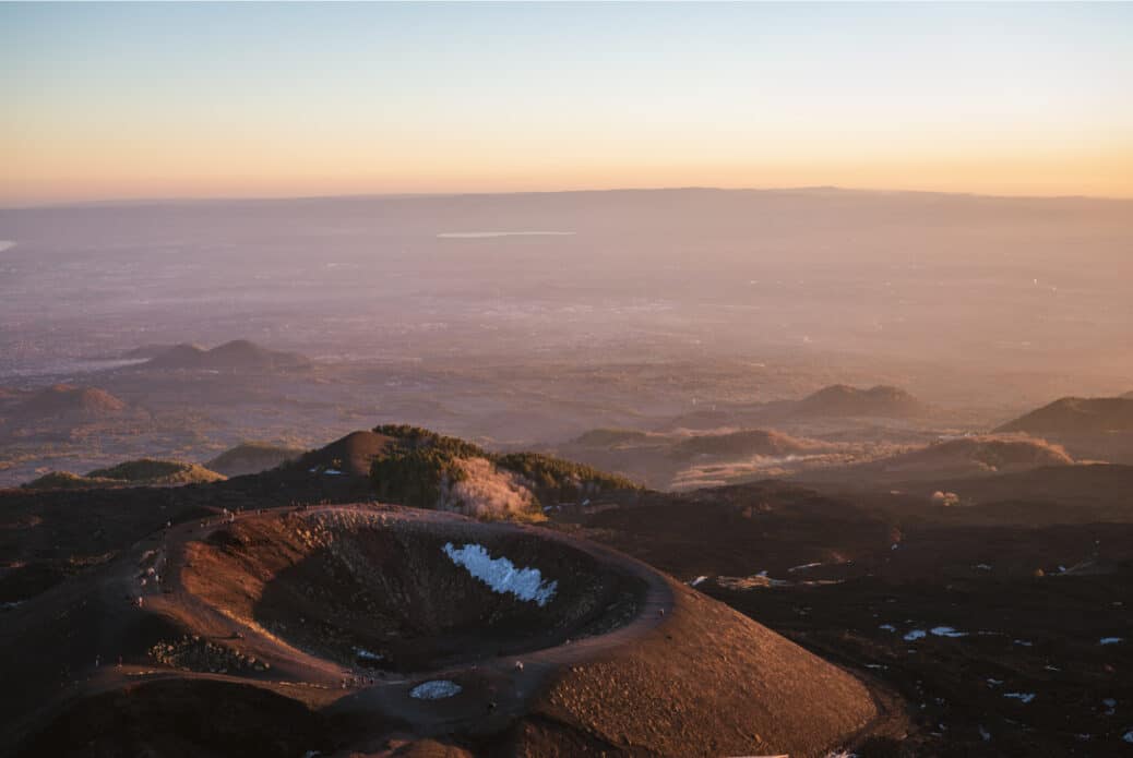 Excursion à l'Etna au matin ou au crépuscule