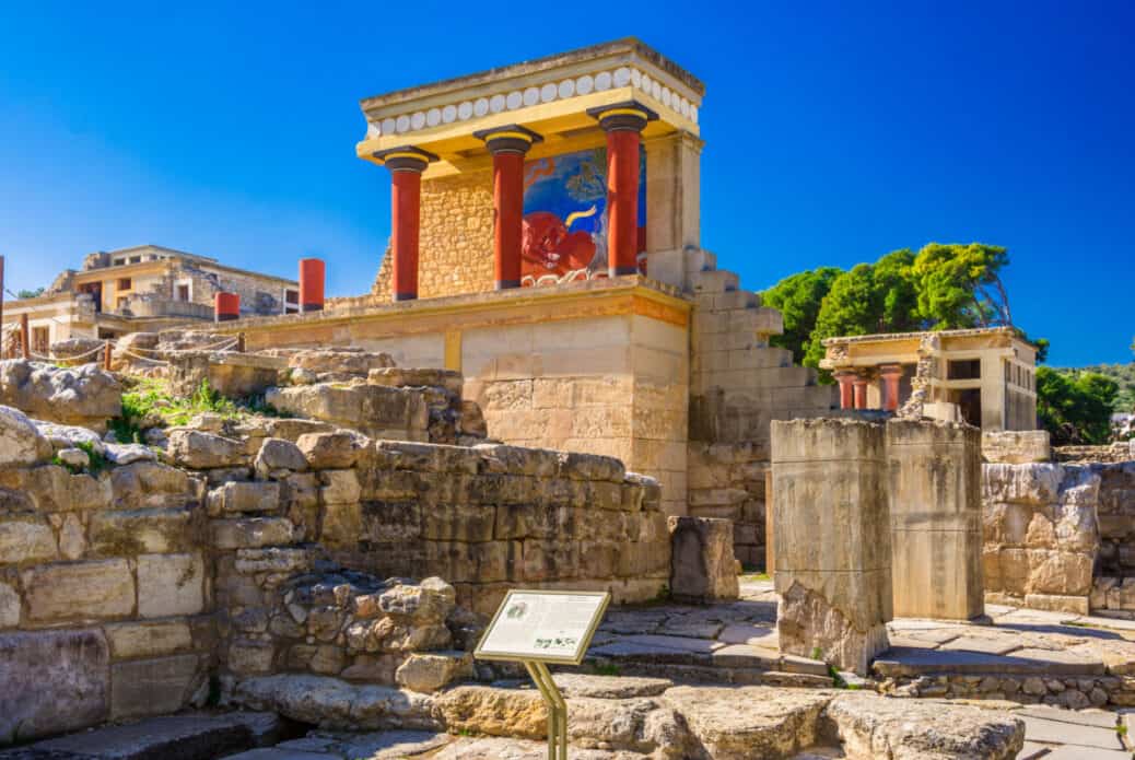 Billet d'entrée au palais de Knossos