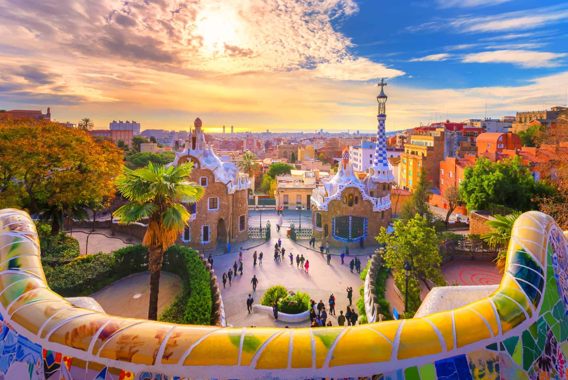barcelone parc guell barcelone parc guell