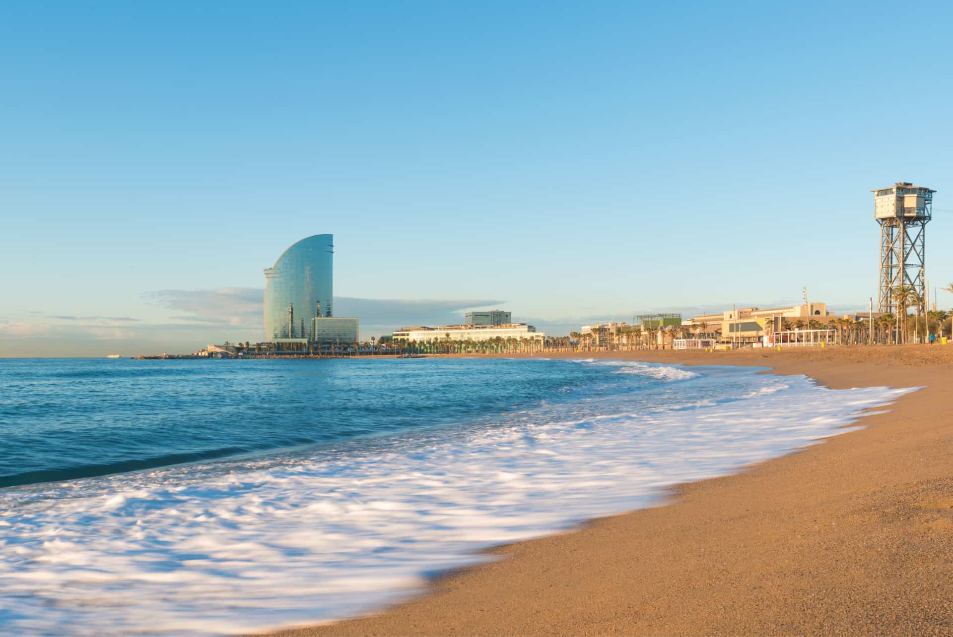 quand partir a barcelone plage plage