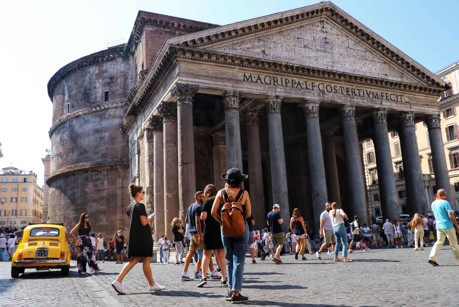 rome en mars pantheon rome tourist card activites