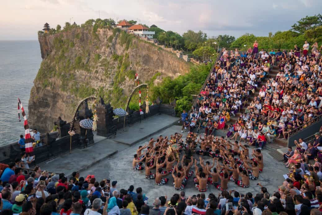 Spectacle de danse kecak à Uluwatu