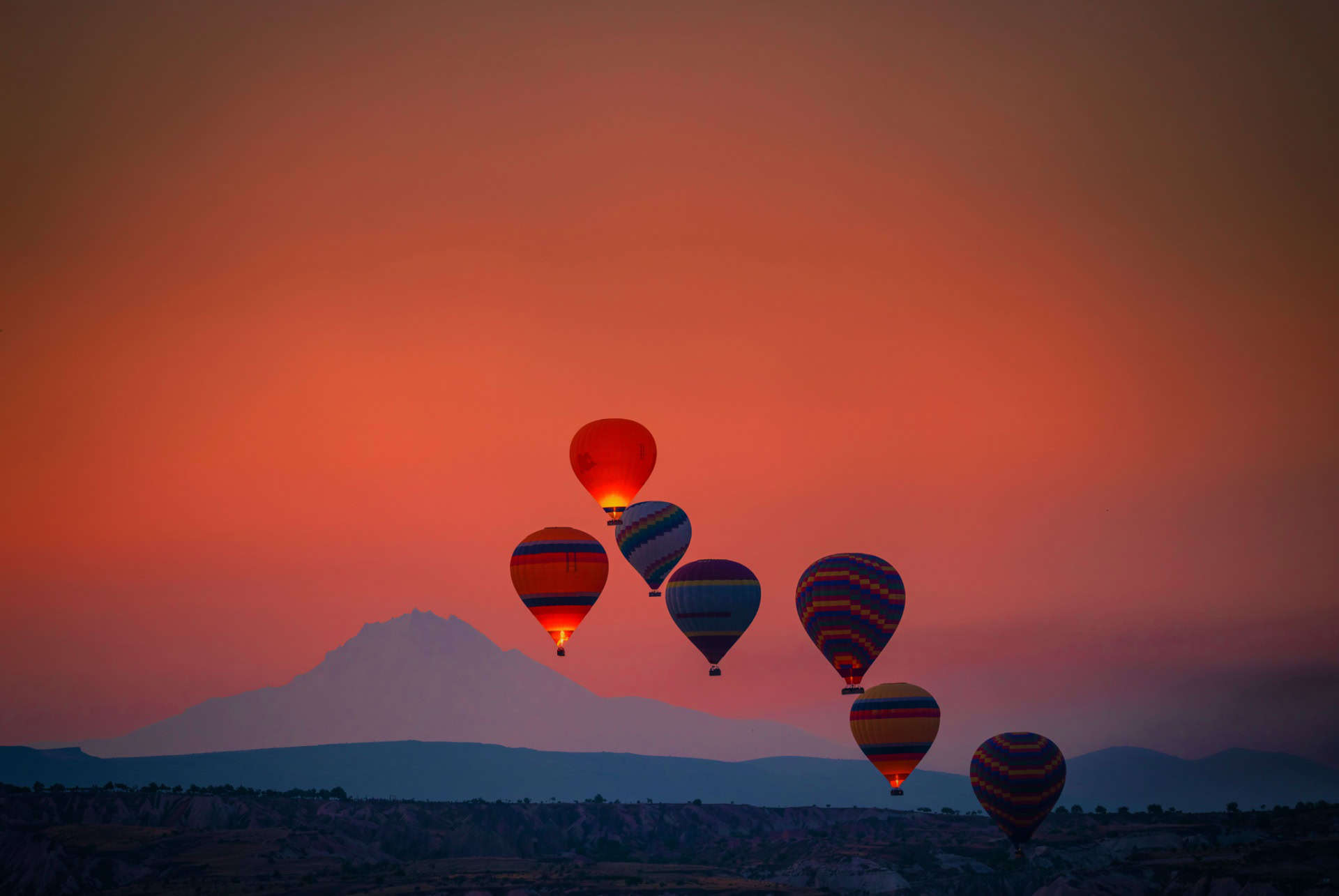 lever de soleil montgolfiere lever de soleil montgolfiere