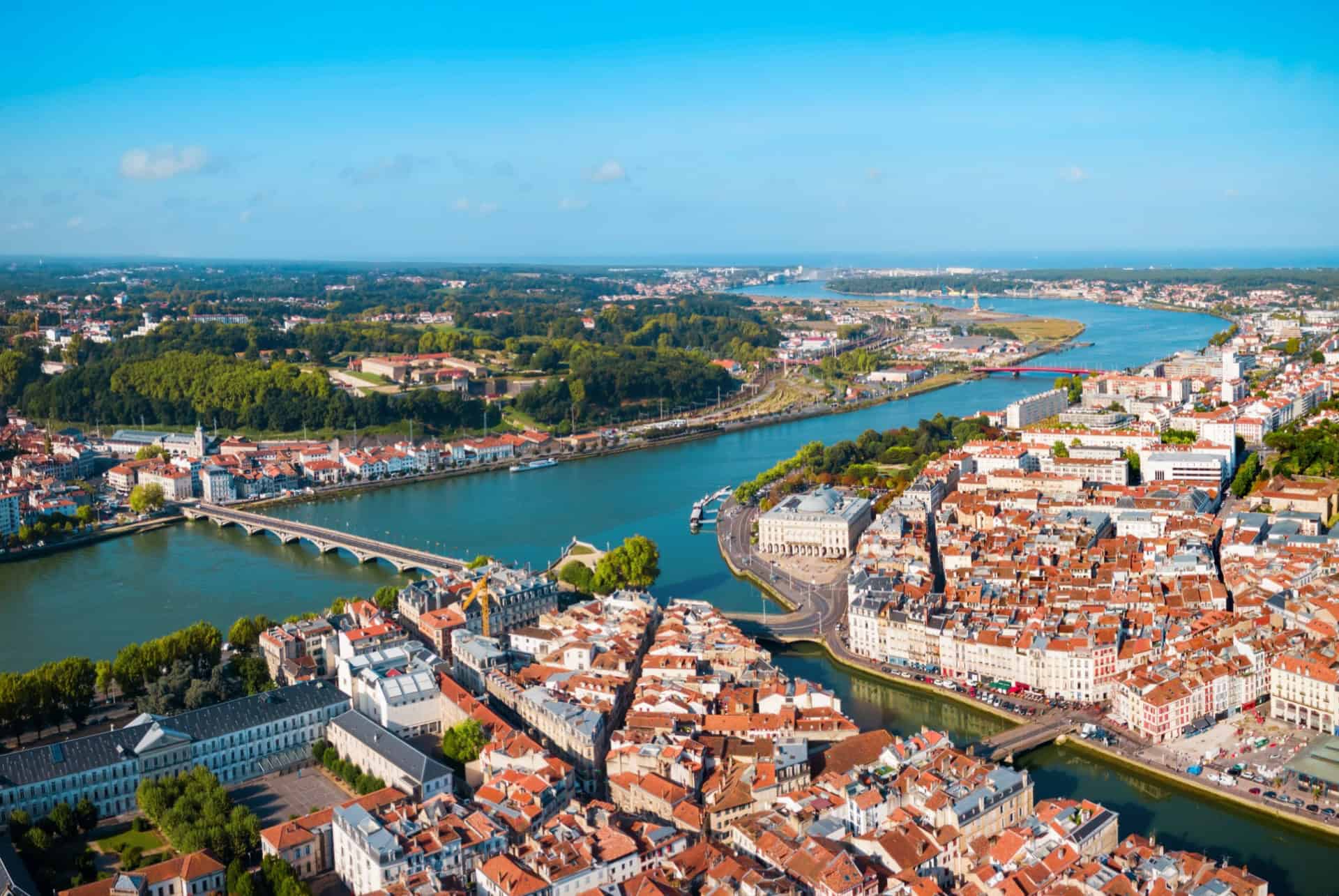 vue aerienne bayonne vue aerienne bayonne
