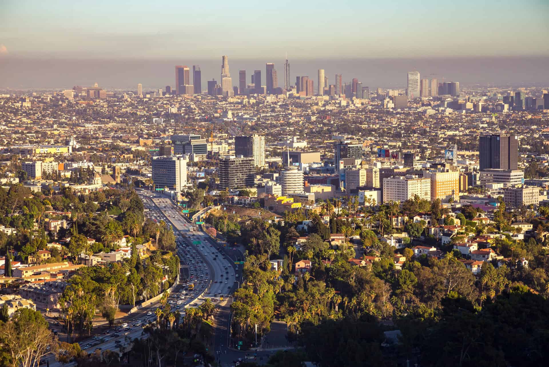 vue sur los angeles depuis mulholland drive vue sur los angeles depuis mulholland drive