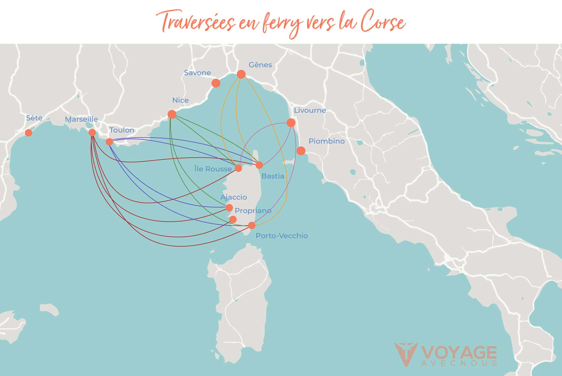 map ferry corse map ferry corse