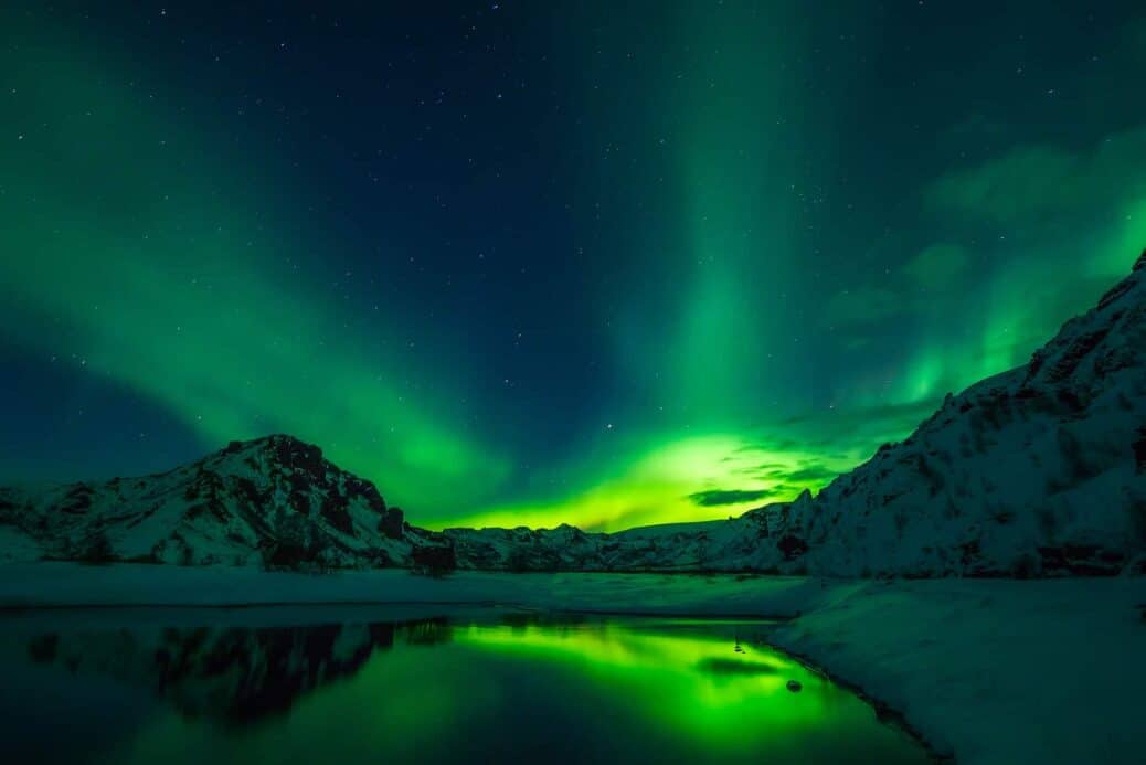 aurores boreales islande