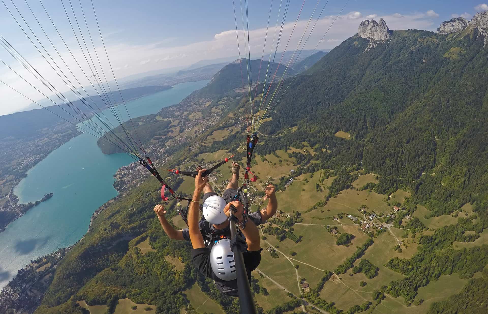 parapente lac annecy