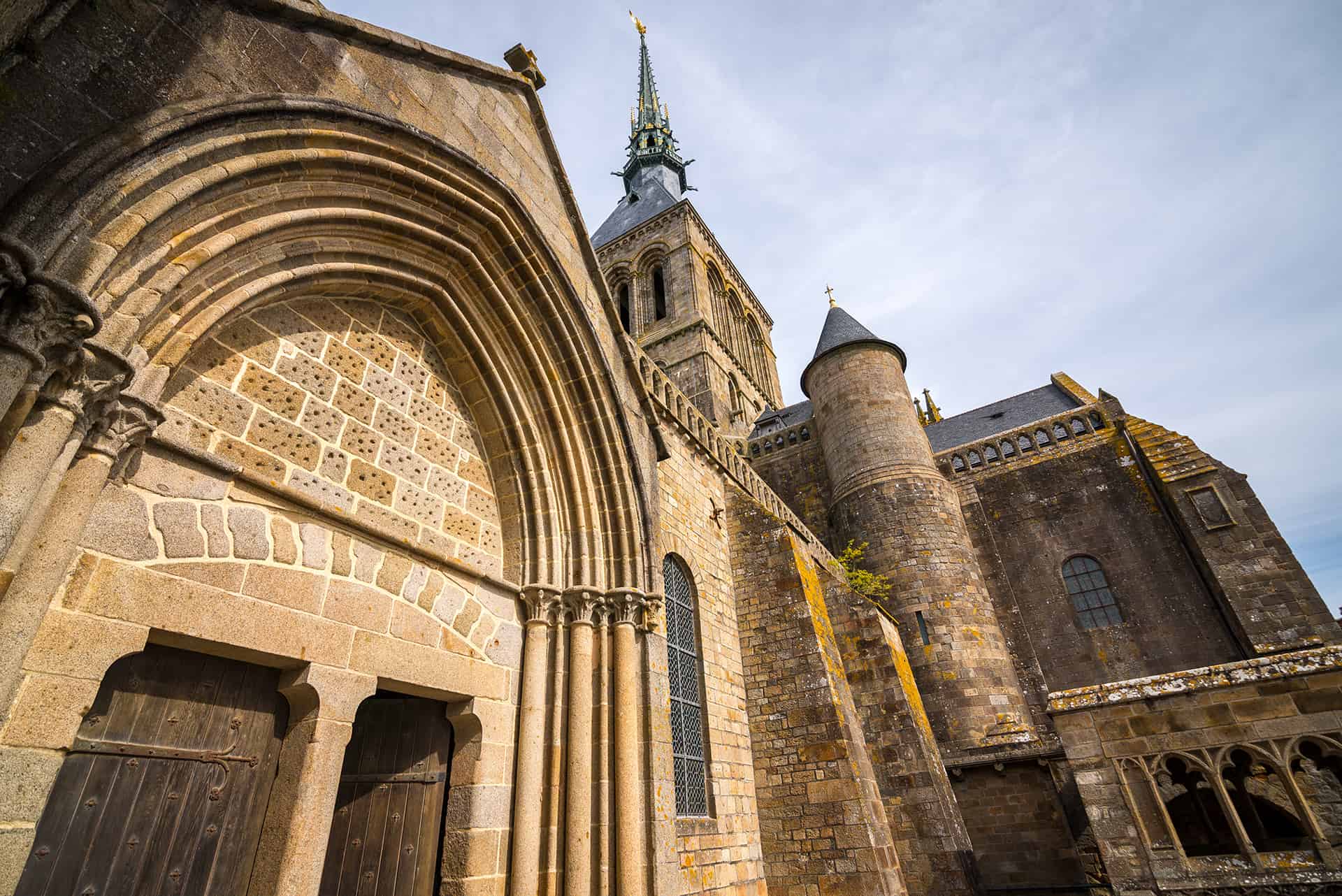 abbaye mont saint michel abbaye visiter mont saint michel