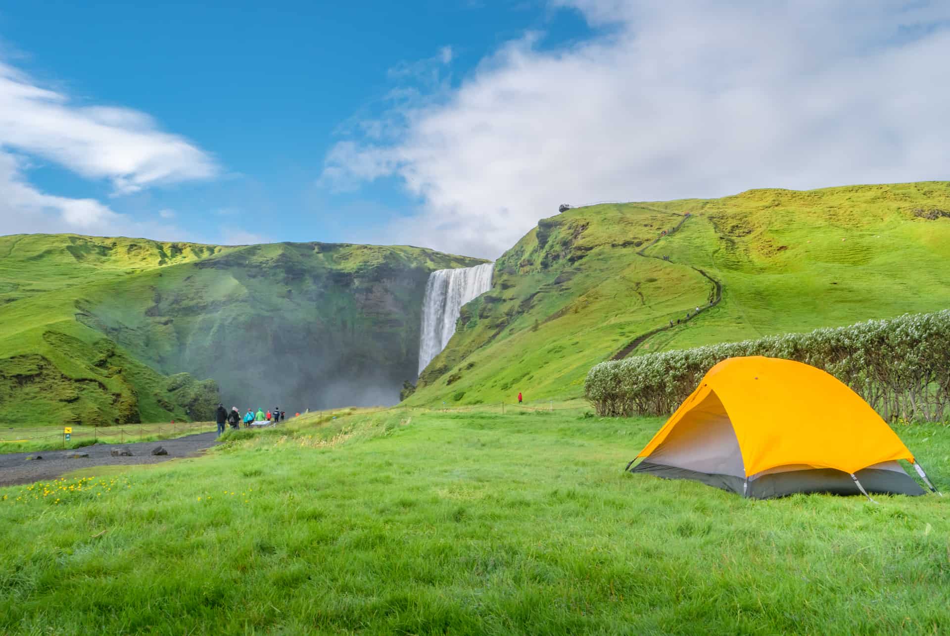faire du camping en islande