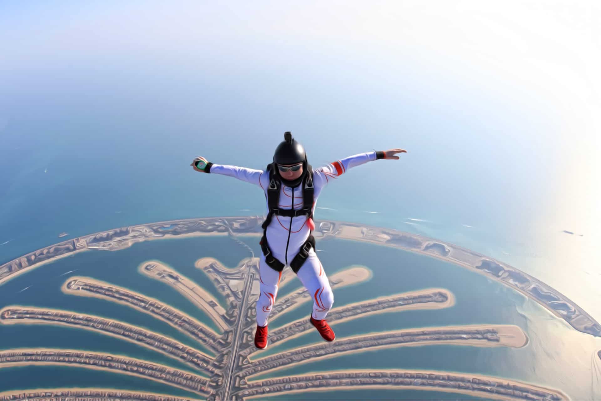 saut en parachute palm jumeirah