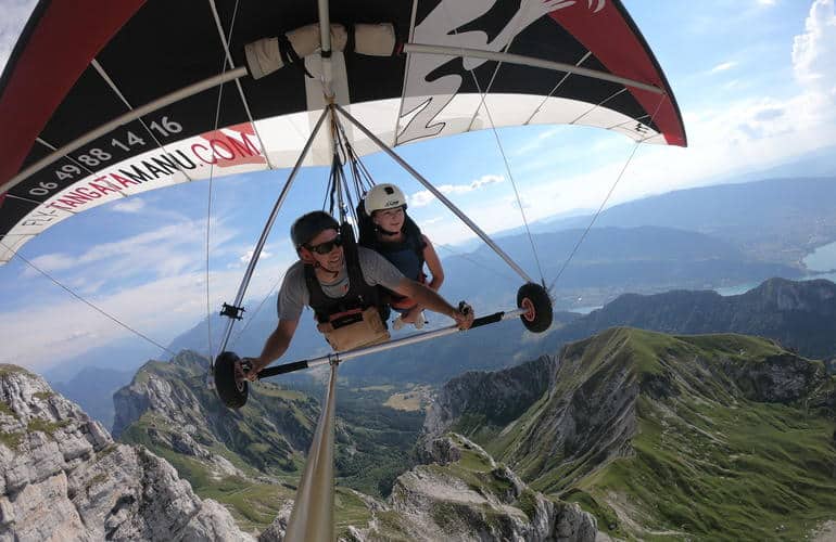 vol deltaplane a annecy