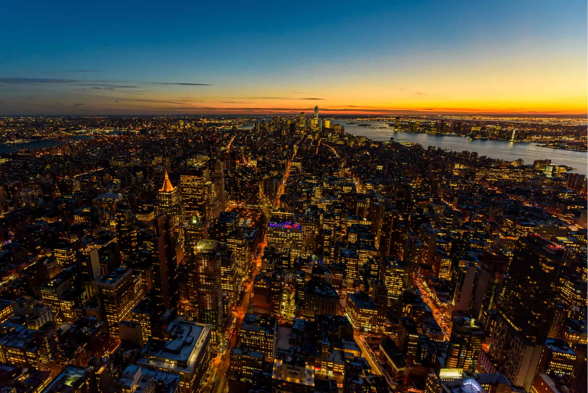 skyline manhattan de nuit