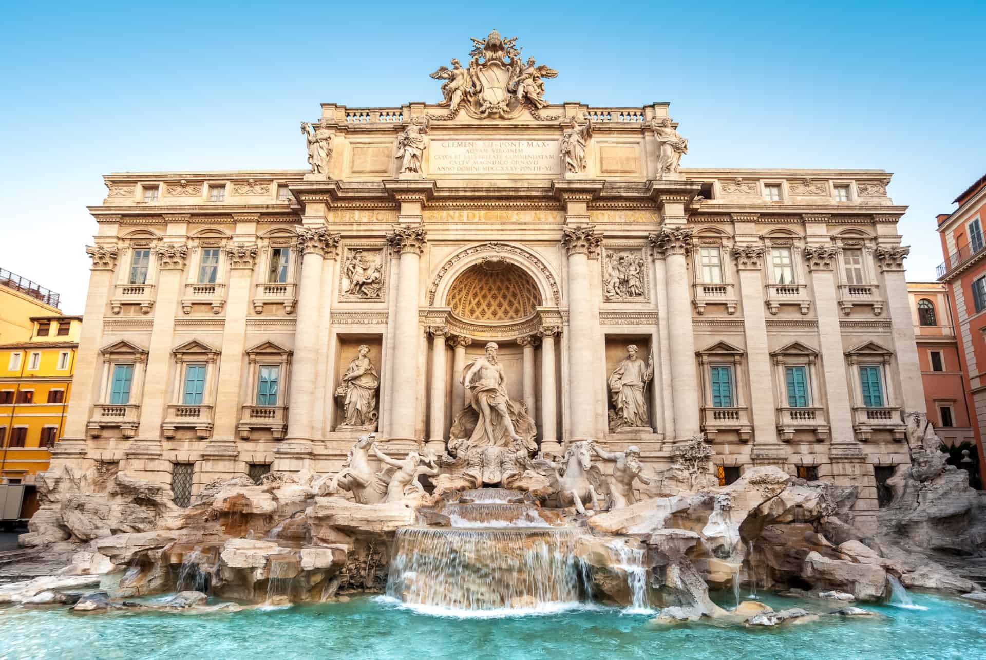 fontaine de trevi visiter rome 4 jours