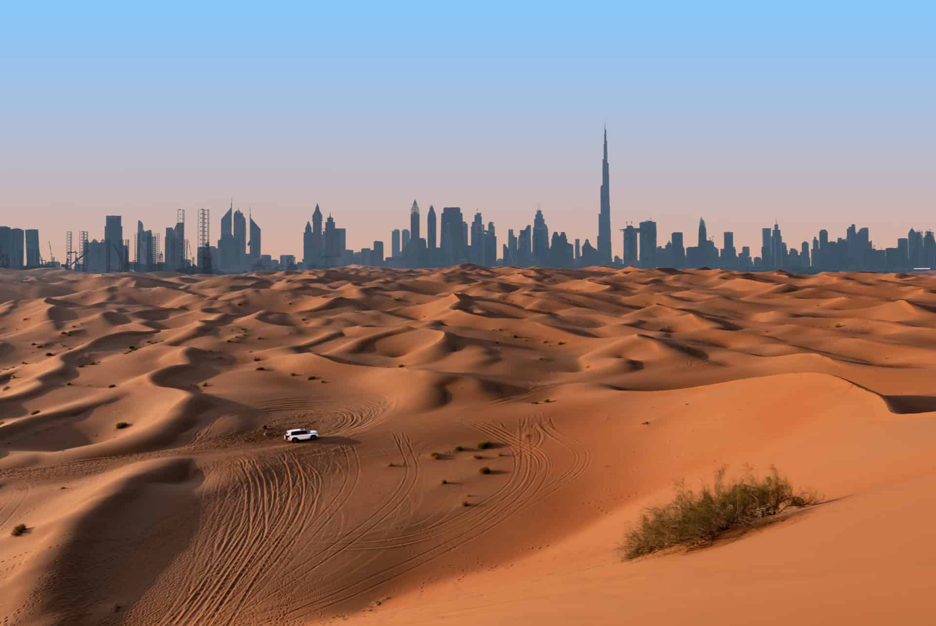 comment aller dans le desert de dubai