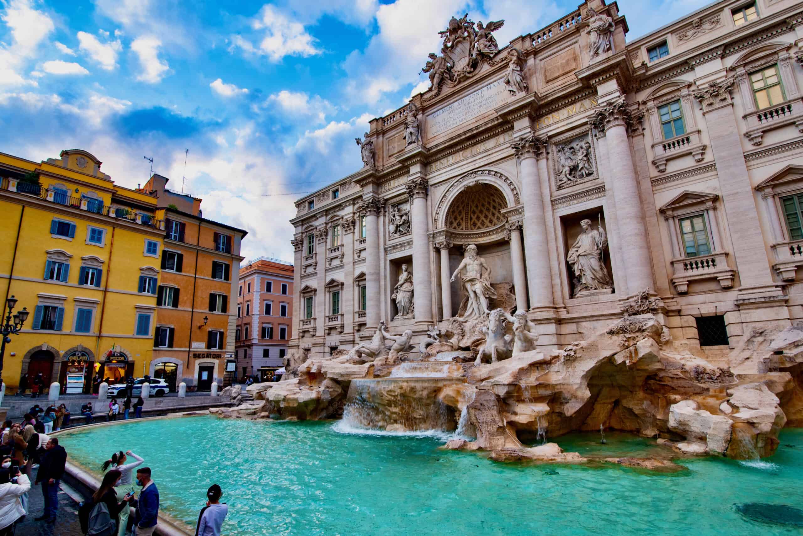 fontaine trevi decembre fontaine trevi