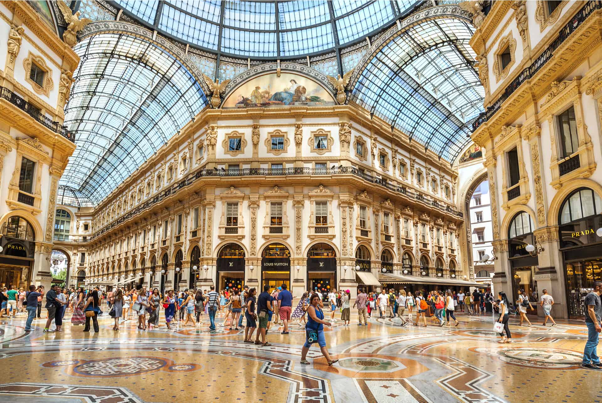 milan galleria vittorio emanuele italie