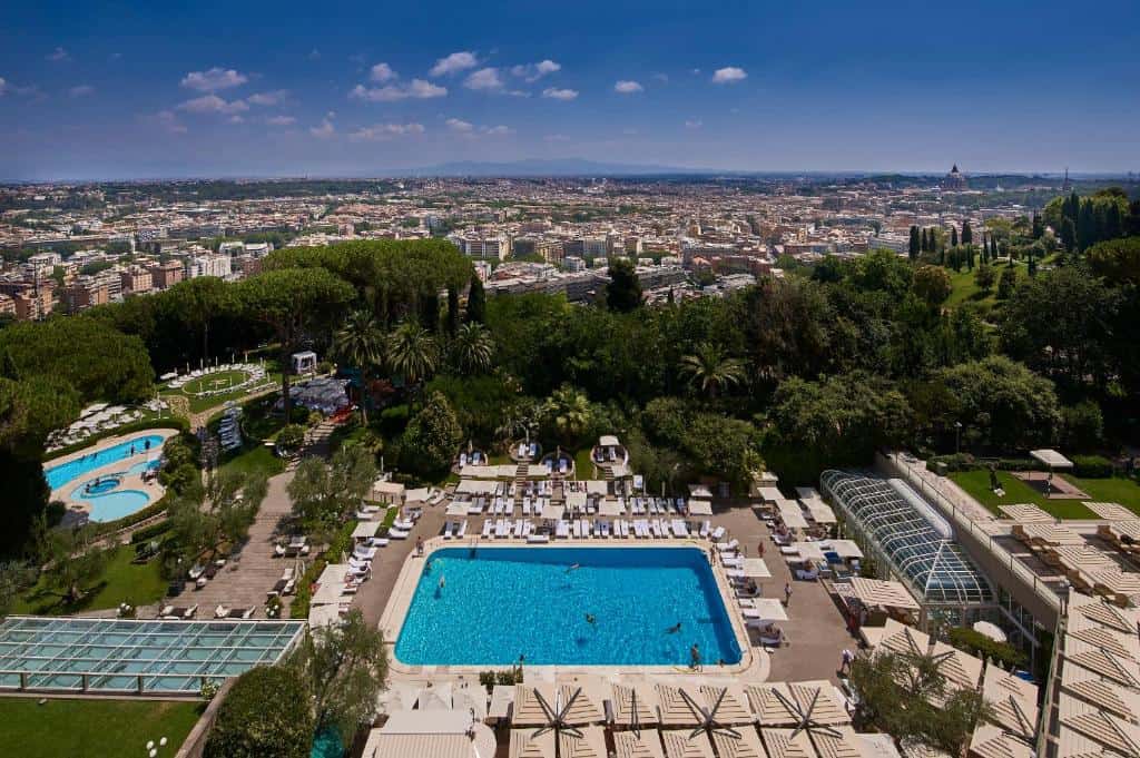 rome cavalieri hotel piscine rome cavalieri hotel piscine