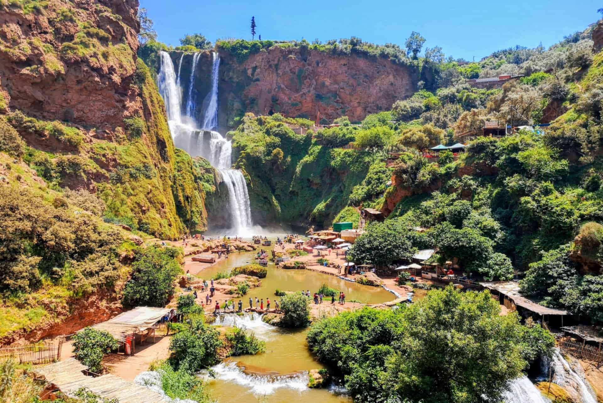 cascade ouzoud marrakech en mai