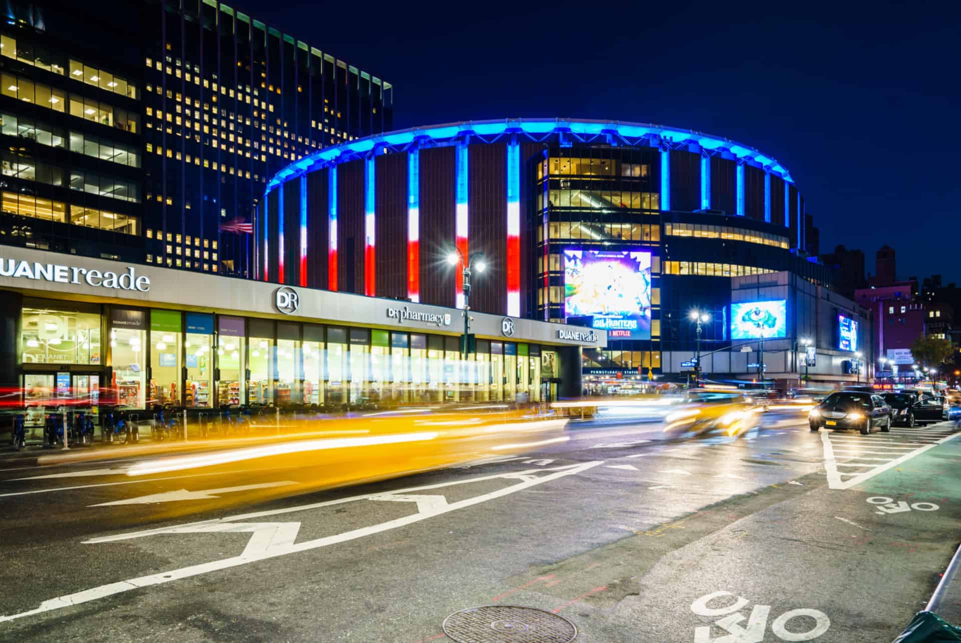 madison square garden nuit