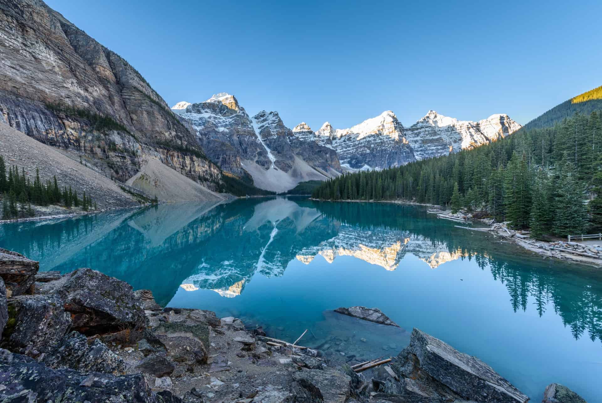 lac moraine banff ou partir en juin