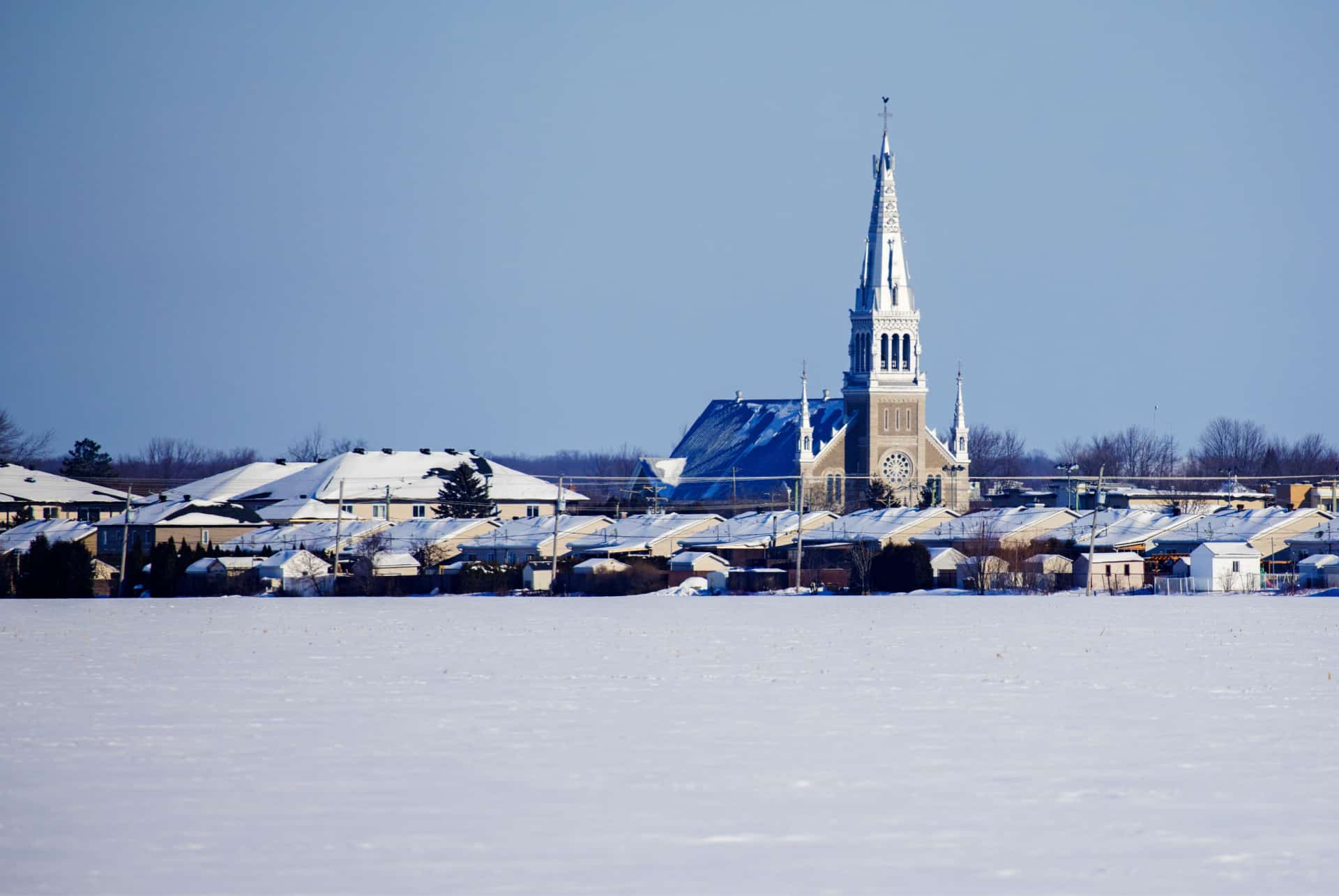 village laurentides hiver village laurentides hiver