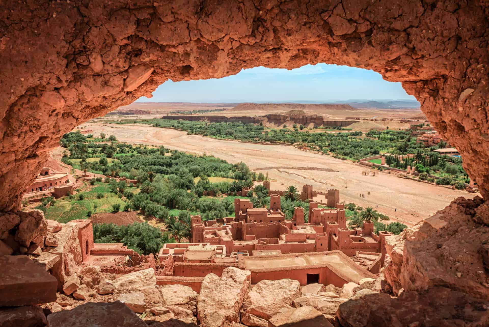 ait ben haddou vue de haut