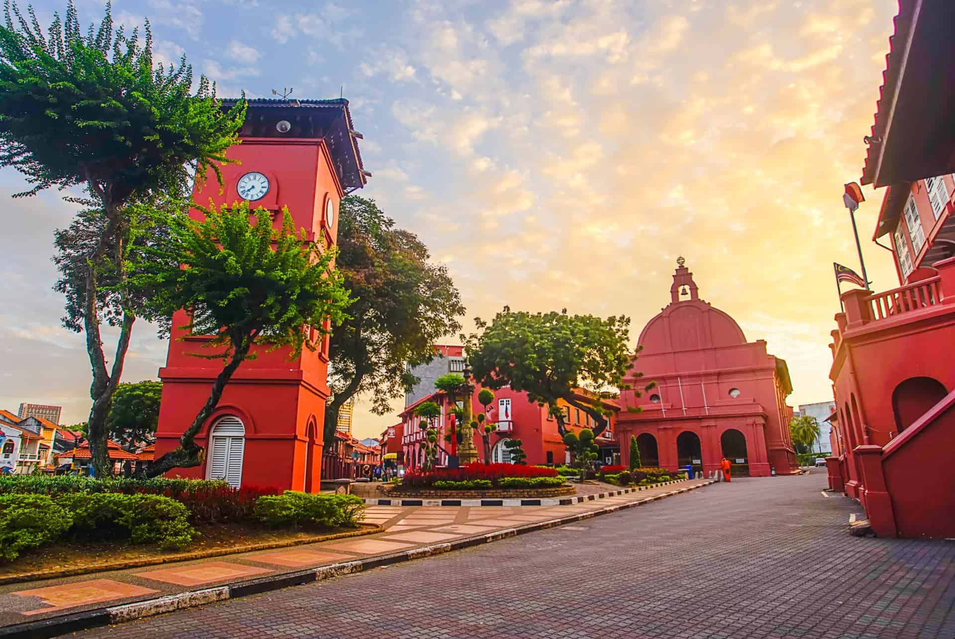 batiments rouges malacca batiments rouges malacca