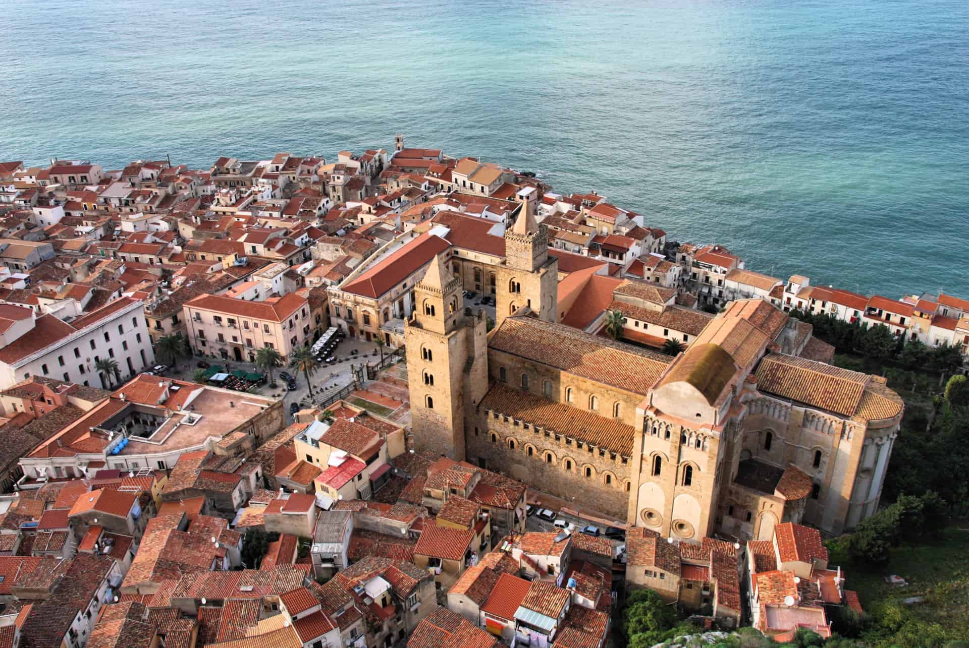 cefalu vue aerienne cefalu vue aerienne