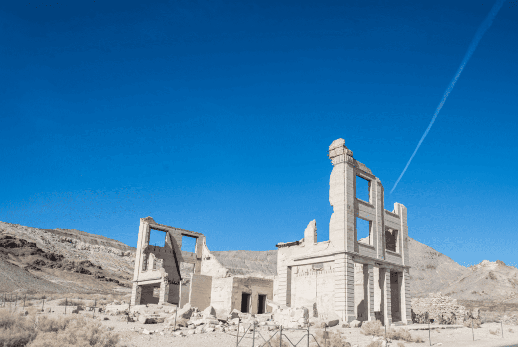 ancienne banque rhyolite visiter death valley ancienne banque rhyolite visiter death valley