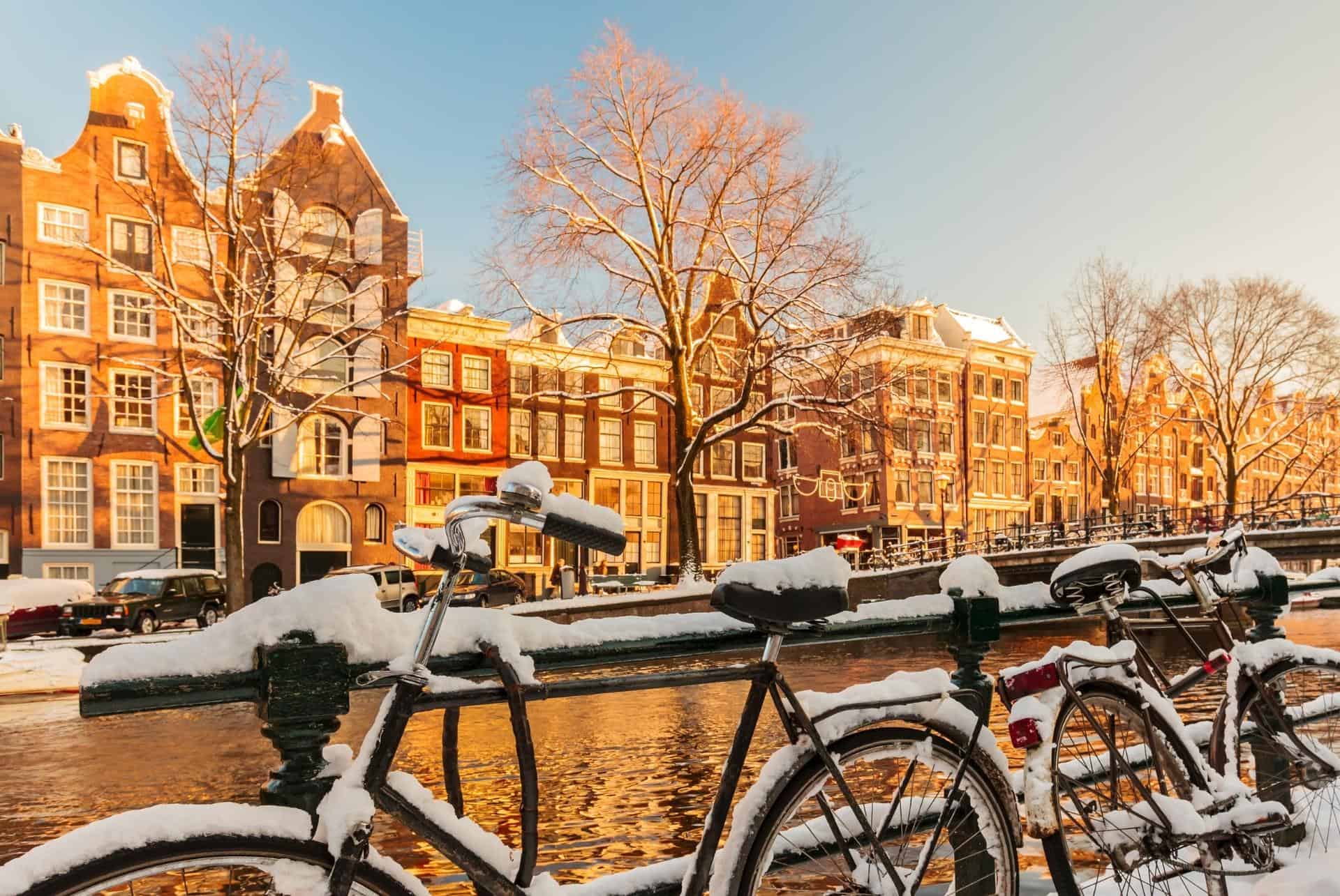 amsterdam en hiver