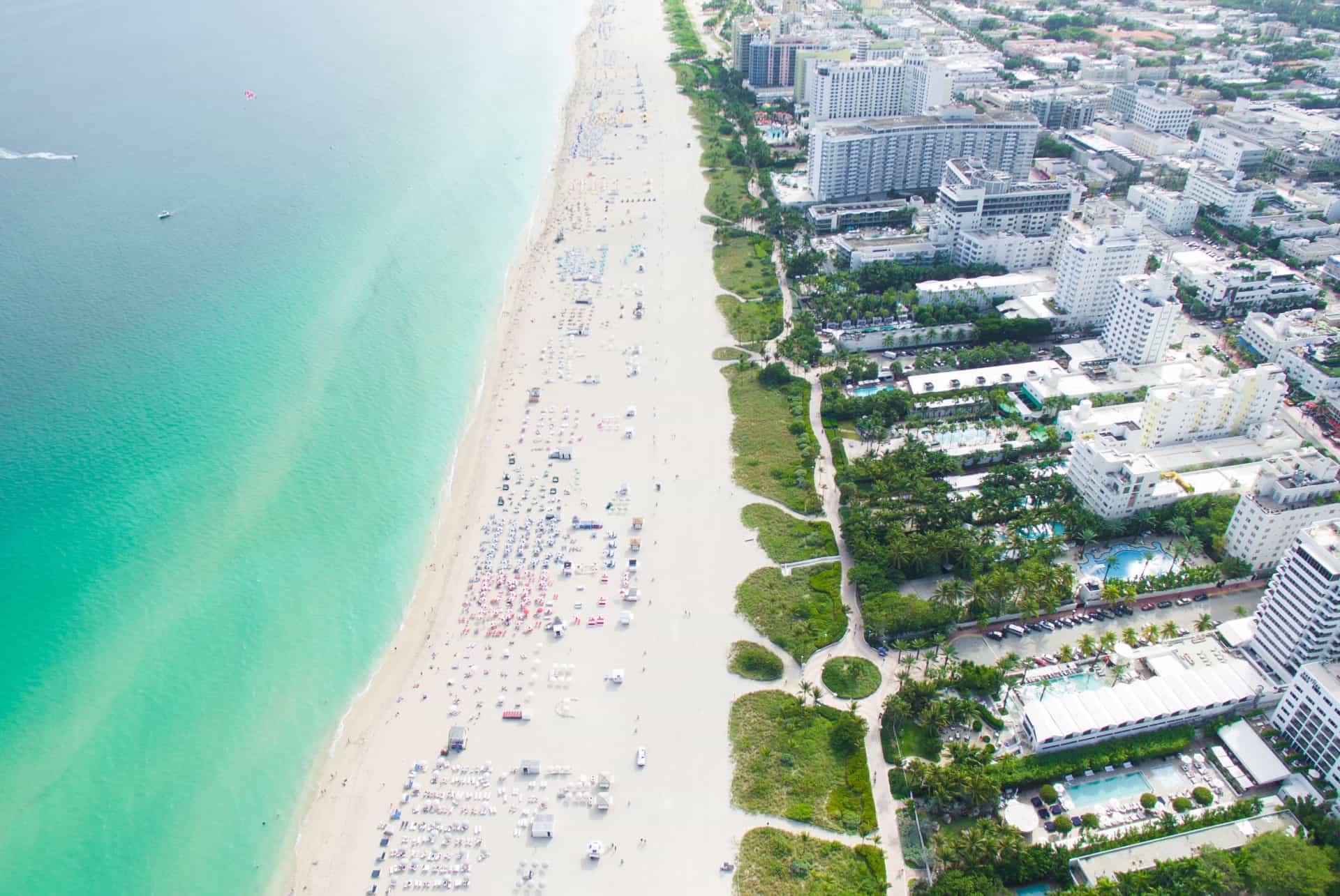 miami beach vue aerienne