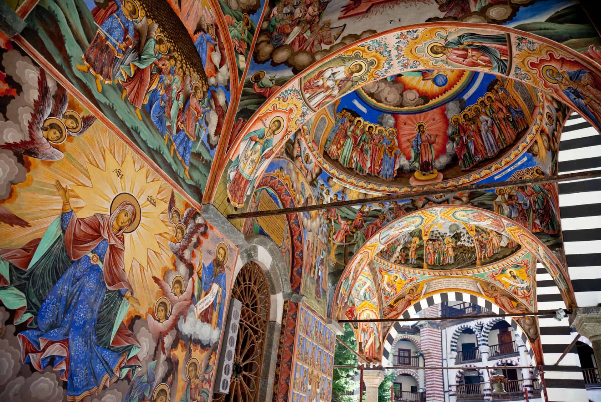 monastere rila fresques monastere rila fresques