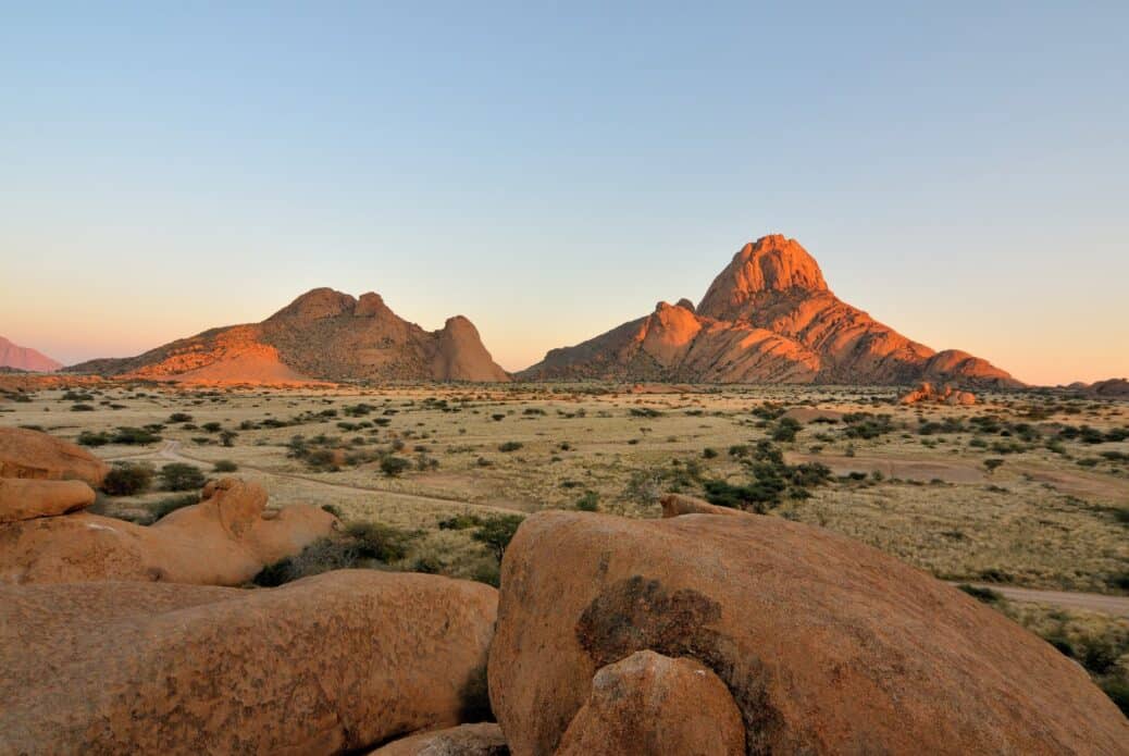 spitzkoppe coucher de soleil