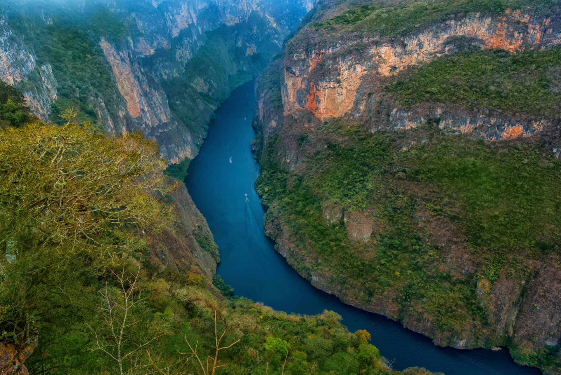 canyon du sumidero au mexique