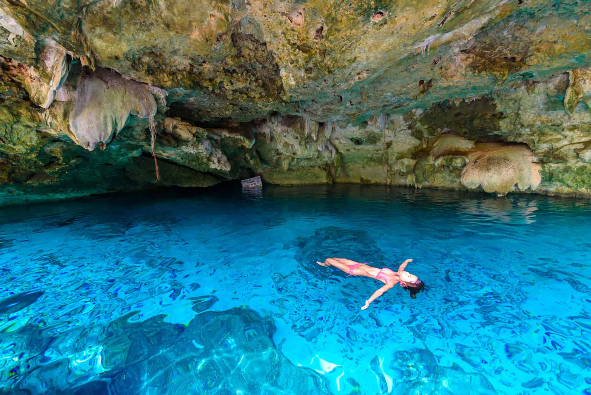 cenote dos ojos mexique