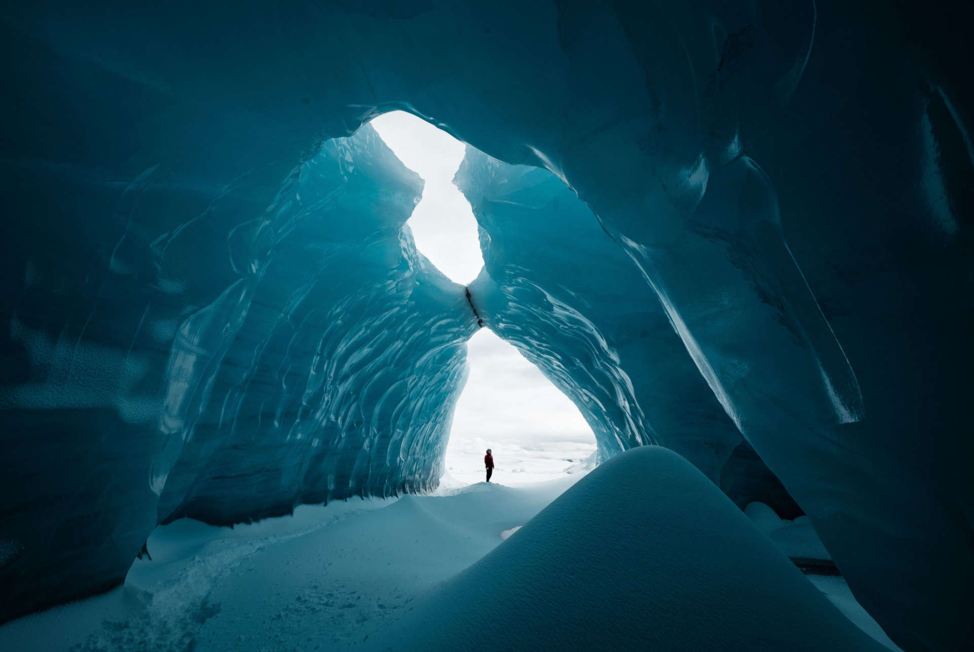 grotte bleue vatnajokull islande