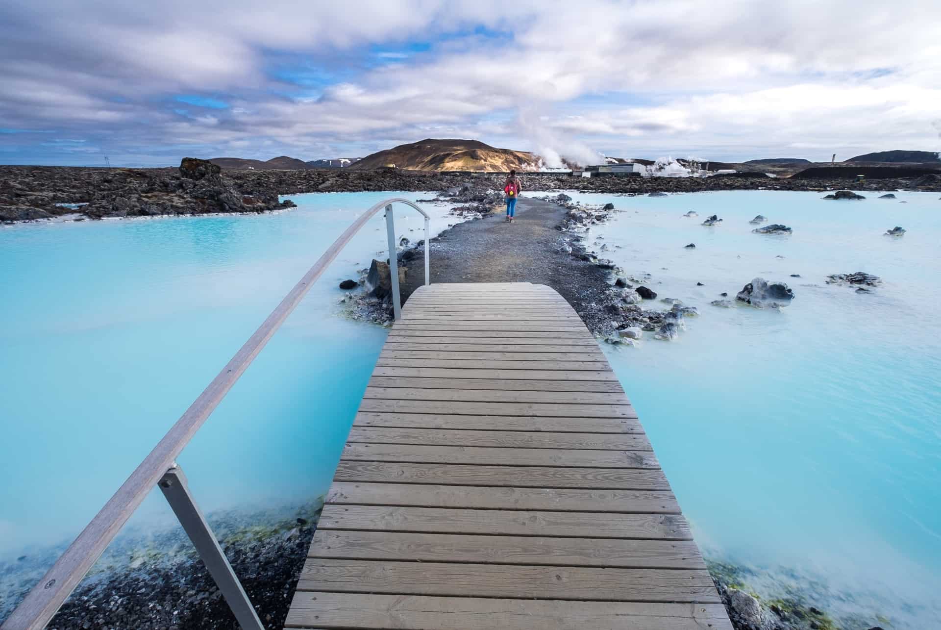 blue lagoon islande en fevrier