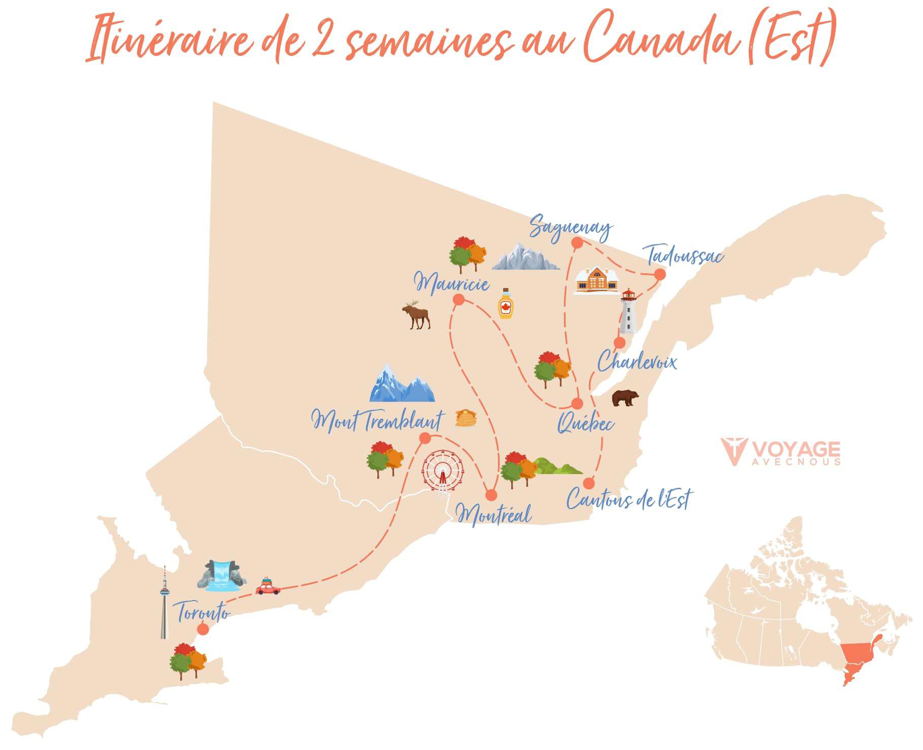 itineraire road trip au canada est