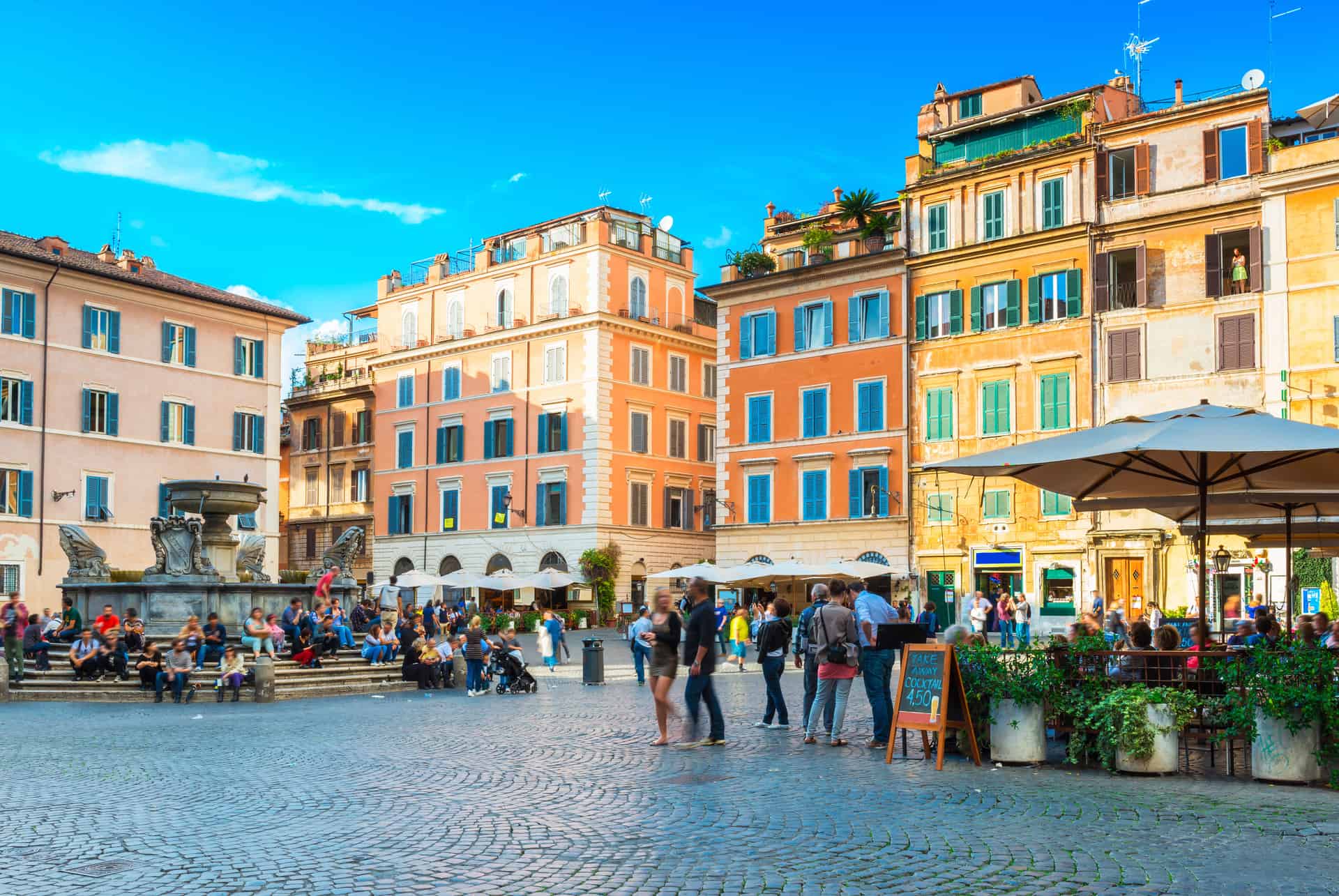 trastevere rome septembre