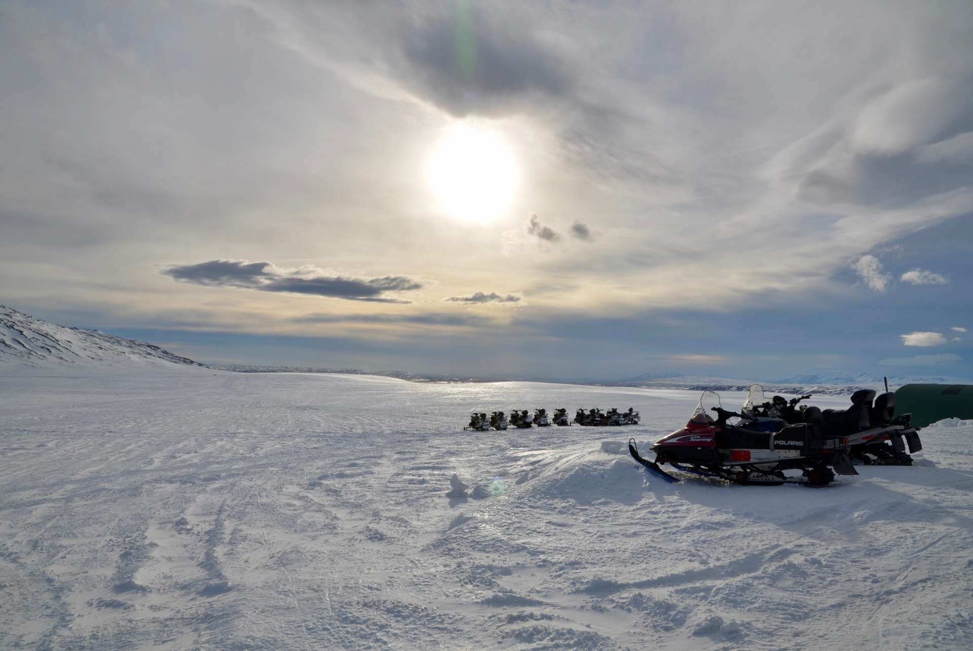 motoneige islande en fevrier