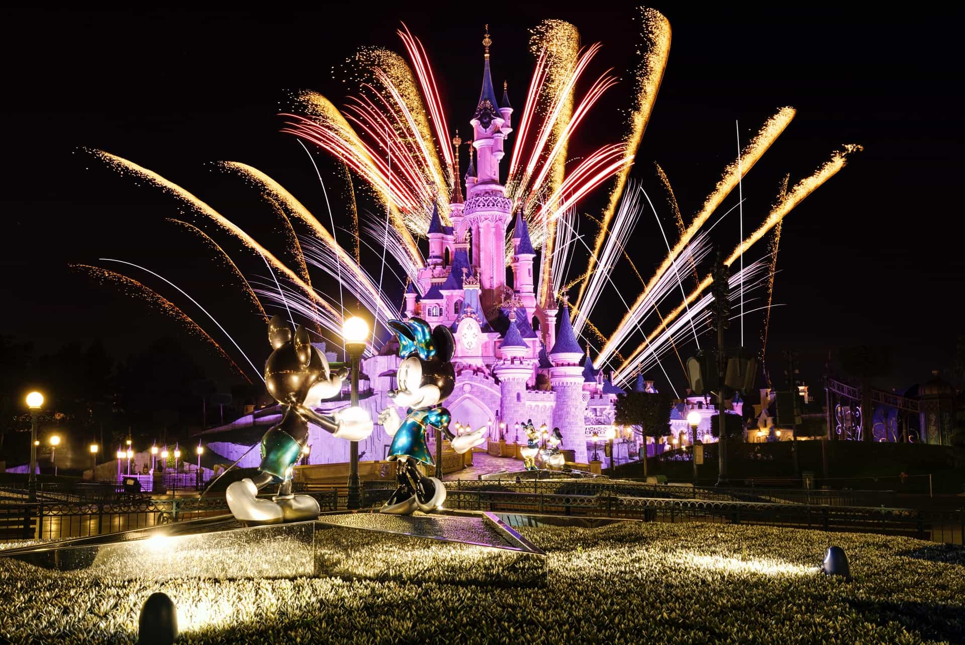 nouvel an disneyland paris feu d artifice