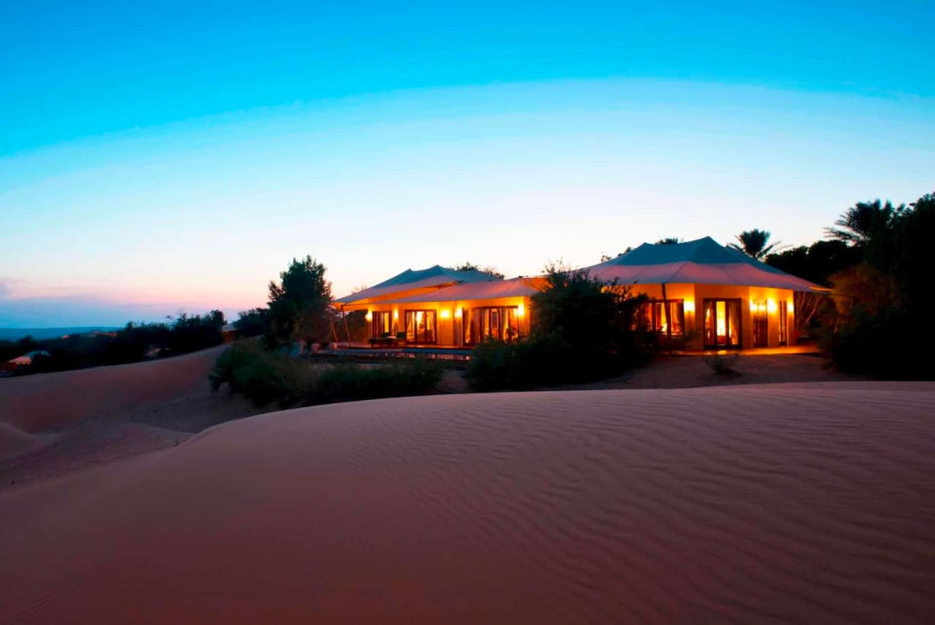 al maha desert dubai nuit