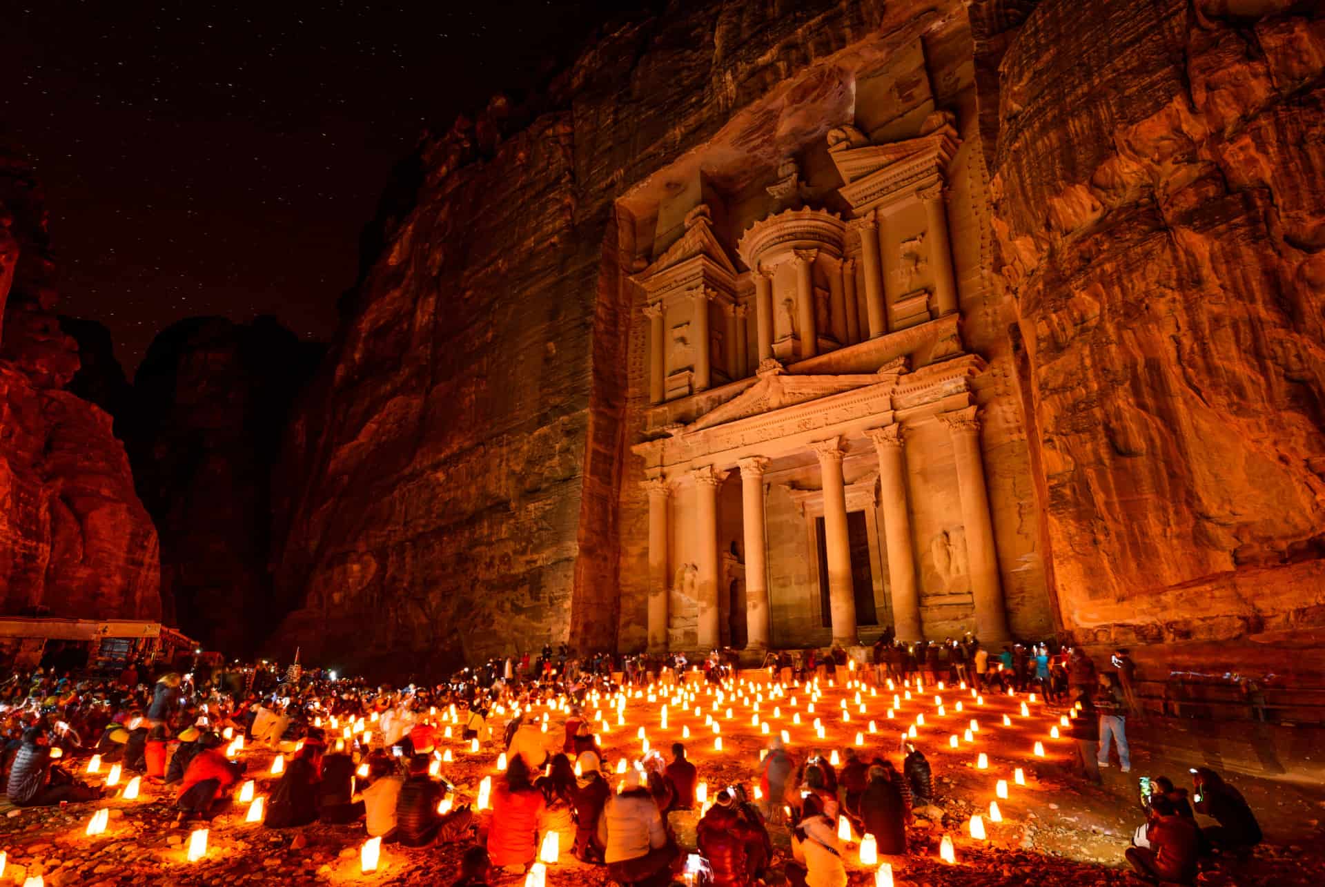 visiter petra nuit nuit