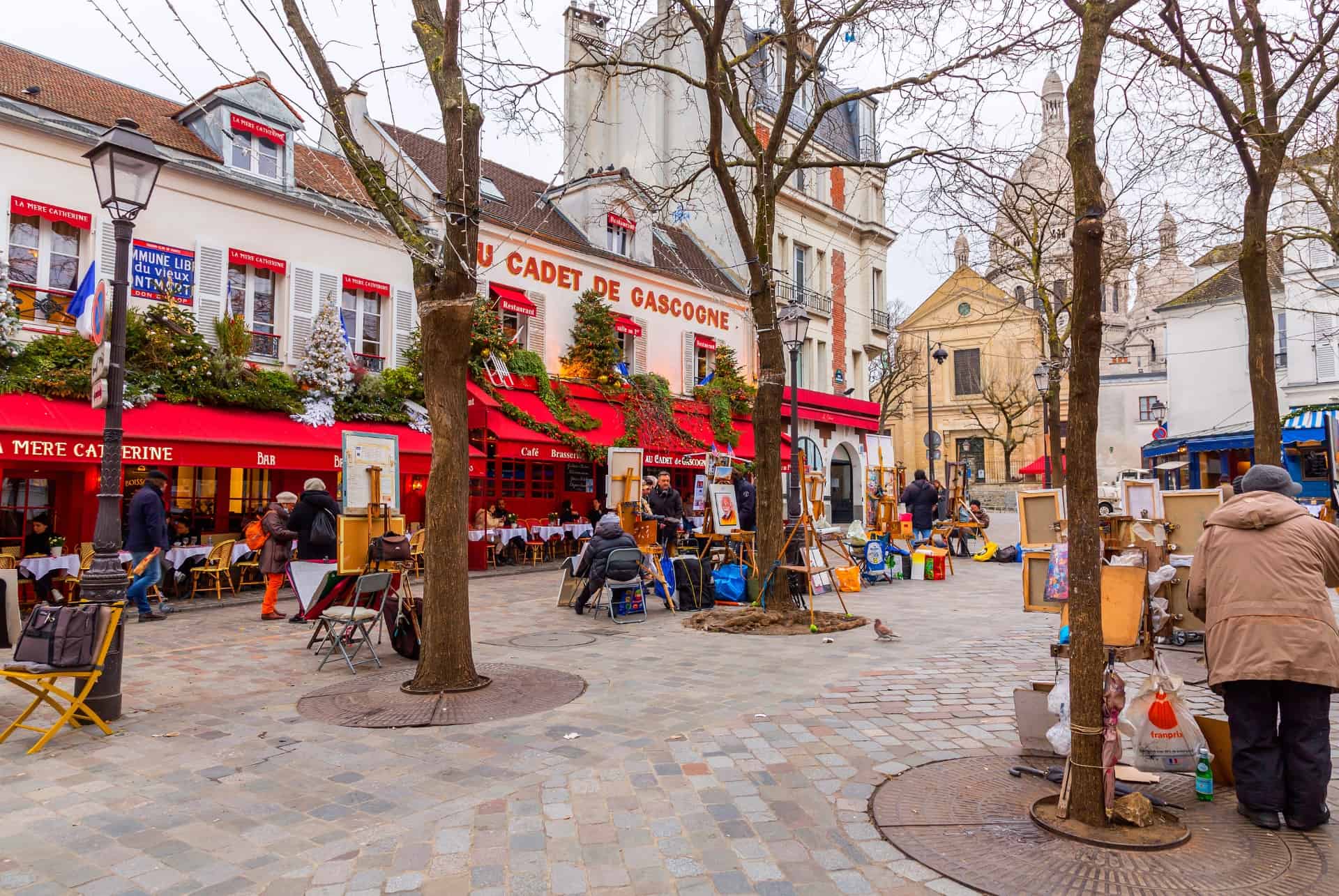 place du tertre que faire montmartre