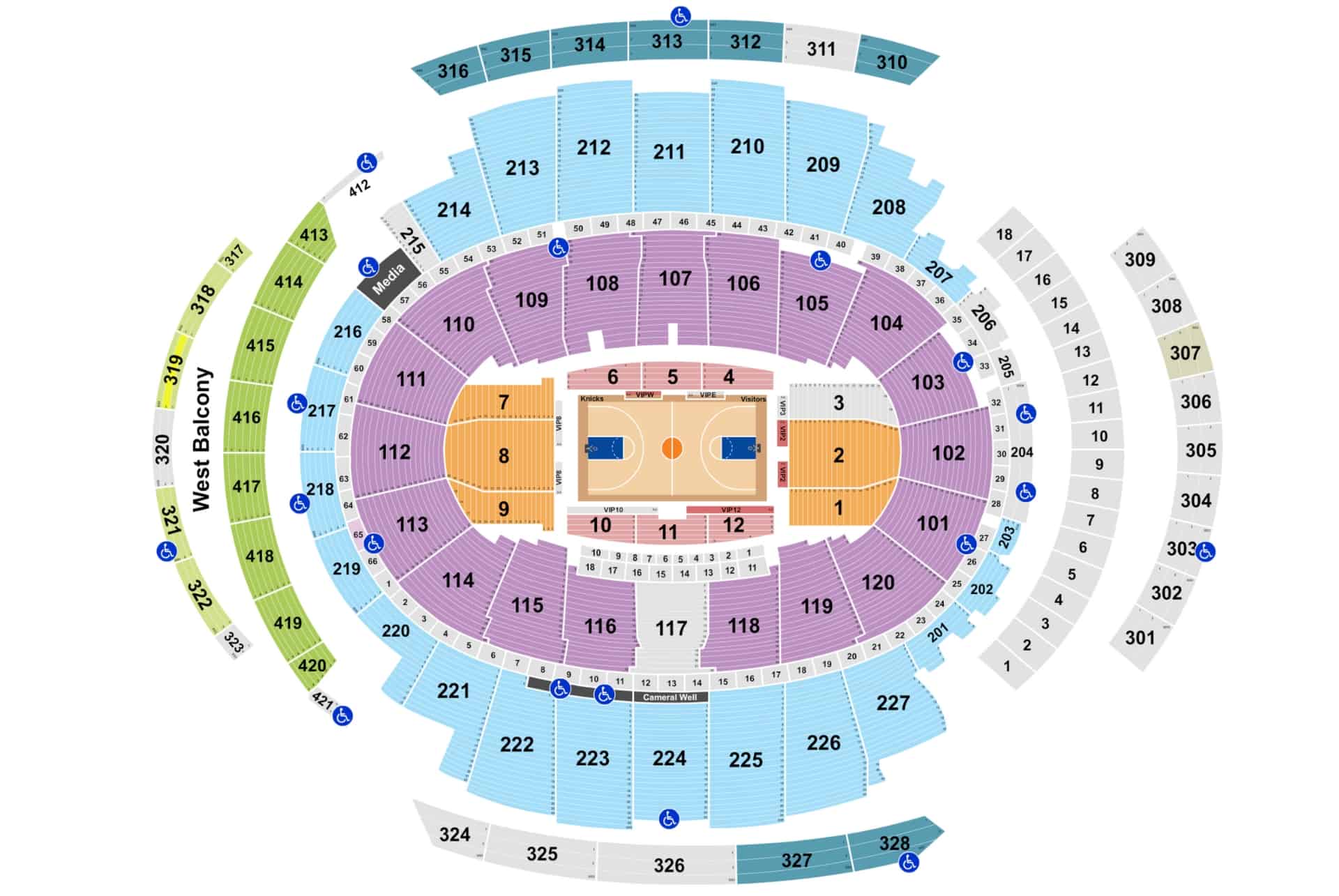 match nba madison square garden