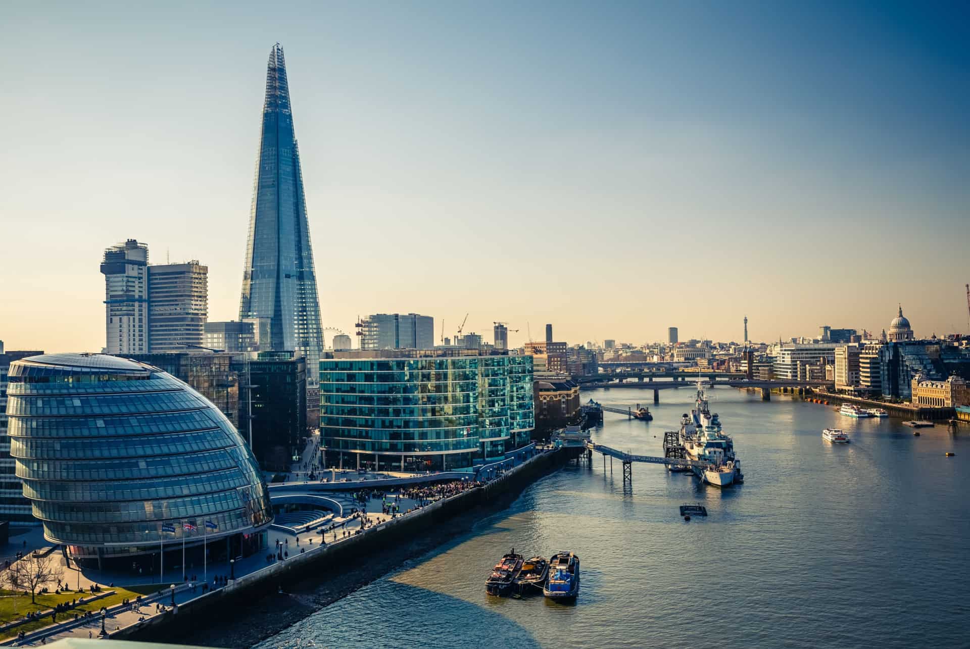 the shard et la tamise