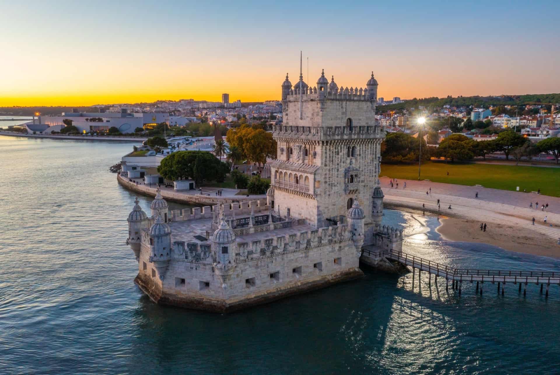 tour de belem lisbonne en mars